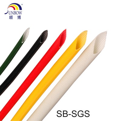 Sunbow 2.5kv Electric Wire Thermal Insulation Glassfiber Braided Sleeve