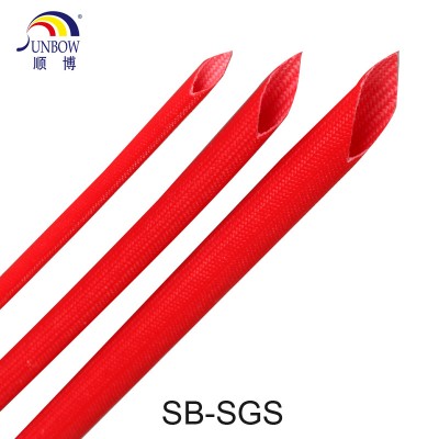 Silicone Rubber Coated Fiberglass Fire Sleeve for Hose and Cable